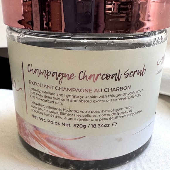 🛀 Manna Kadar Innovative Relax Champagne Charcoal Scrub - Brand New - Picture 5 of 14